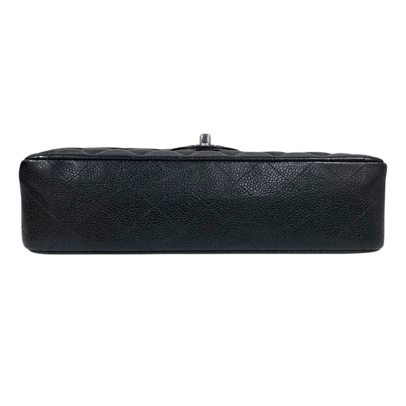CHANEL Matelassé 25 Black Caviar Leather Shoulder Bag