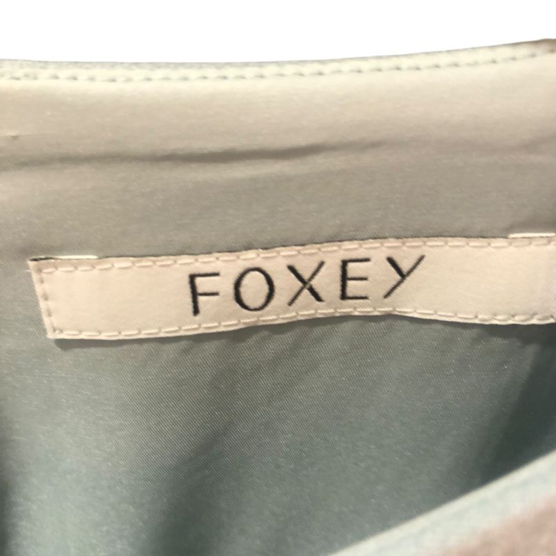 FOXEY Charlotte Blue Wool Dress - Timeless Elegance