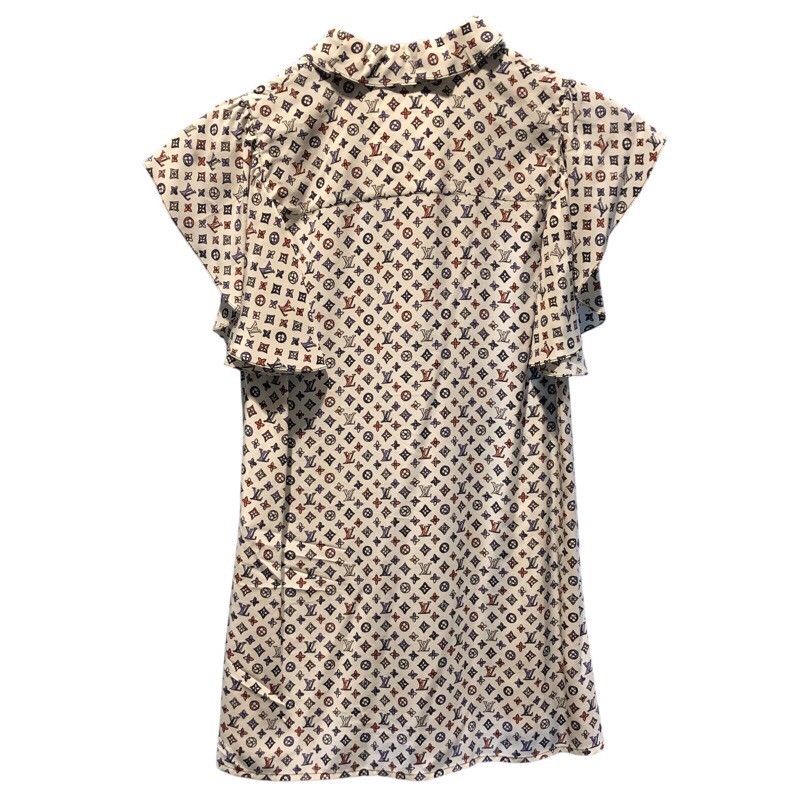 Louis Vuitton Monogram Silk Top - Exquisite Luxury for Women