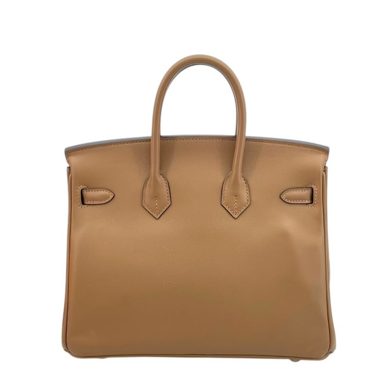 HERMES Birkin 25 Y Stamp Beige de Weimar/SV Hardware Handbag