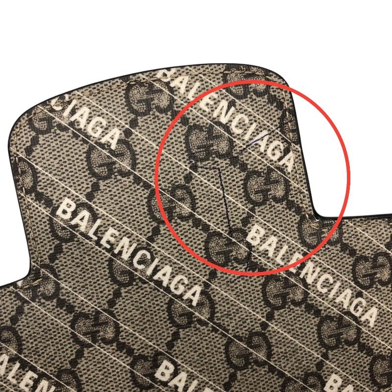 GUCCI Horsebit 1955 x Balenciaga Collaboration Shoulder Bag