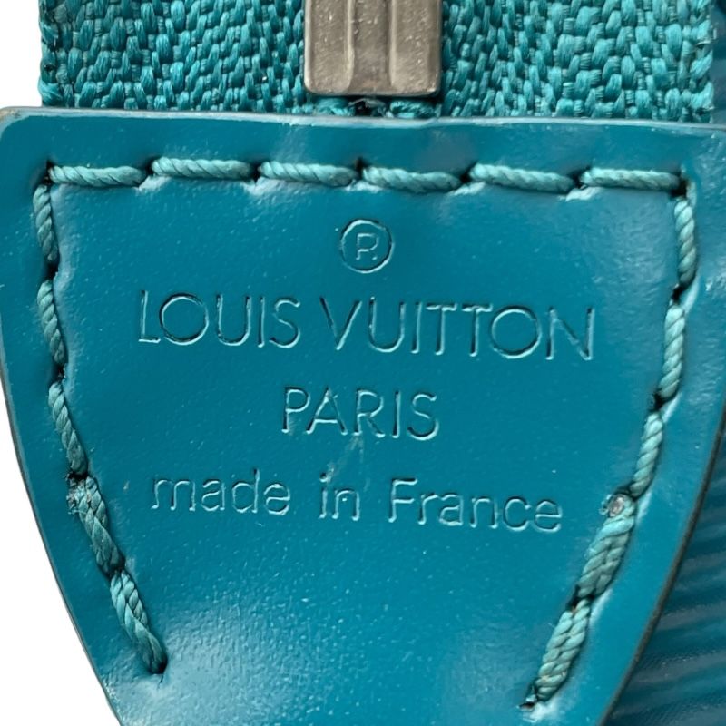 Louis Vuitton Pochette Accessoires M40823 Blue Epi Handbag