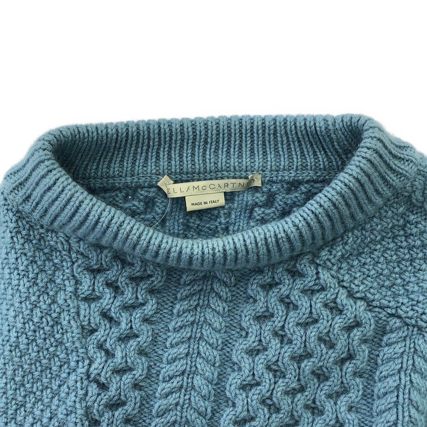 Stella McCartney Light Blue Wool Sweater - Timeless Elegance