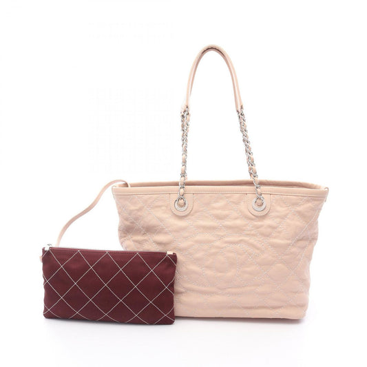 CHANEL Wild Stitch Tote Bag in Pink Beige - Exquisite Craftsmanship