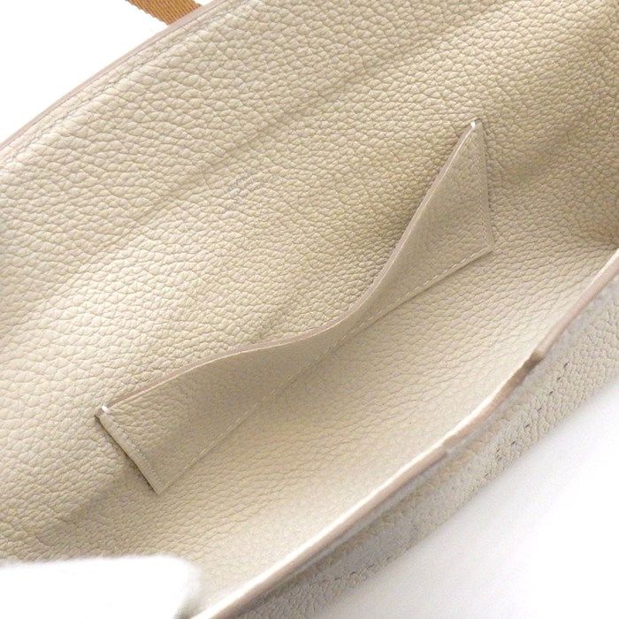 HERMES Vidpoche Shoulder Bag - K Stamp 2025, Ivory & Gold