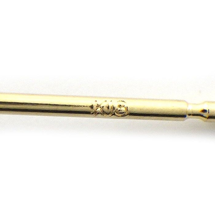 K18YG Swinging Figaro Chain Earrings - Exquisite Craftsmanship