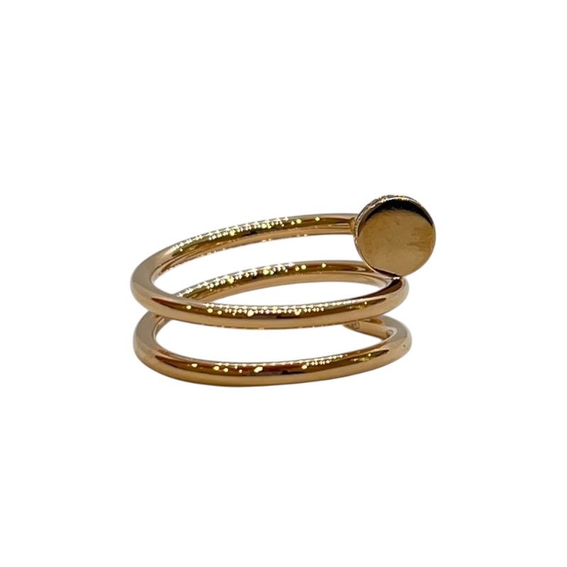 Cartier Juste un Clou Ring in 18K Pink Gold with Diamonds