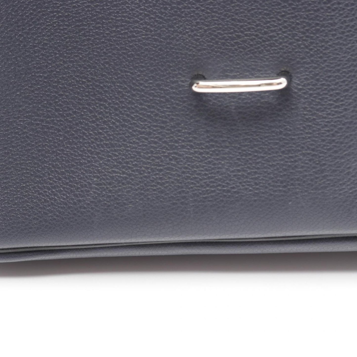 HERMES Steve Light Junior Shoulder Bag in Navy Blue - Exquisite Craftsmanship