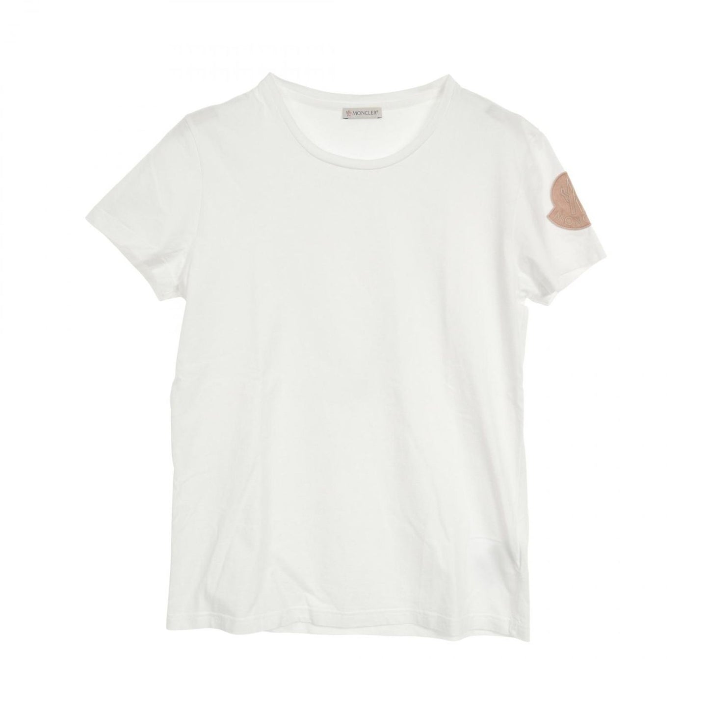 MONCLER White Cotton T-Shirt - Timeless Elegance for Women