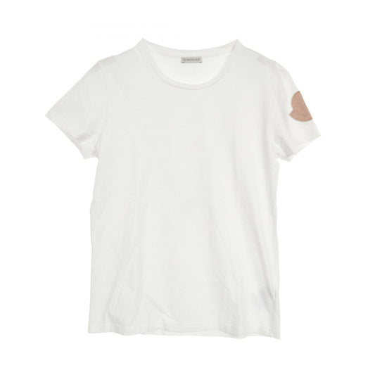 MONCLER White Cotton T-Shirt - Timeless Elegance for Women