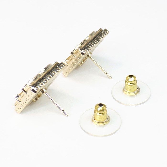 CHANEL Coco Mark Square Earrings - 2021 Fall/Winter Collection