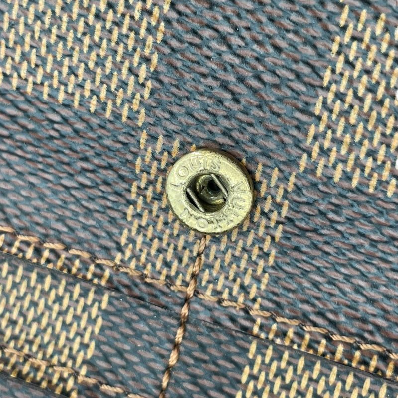 Louis Vuitton Portefeuille Sarah Brown Damier Canvas Long Wallet