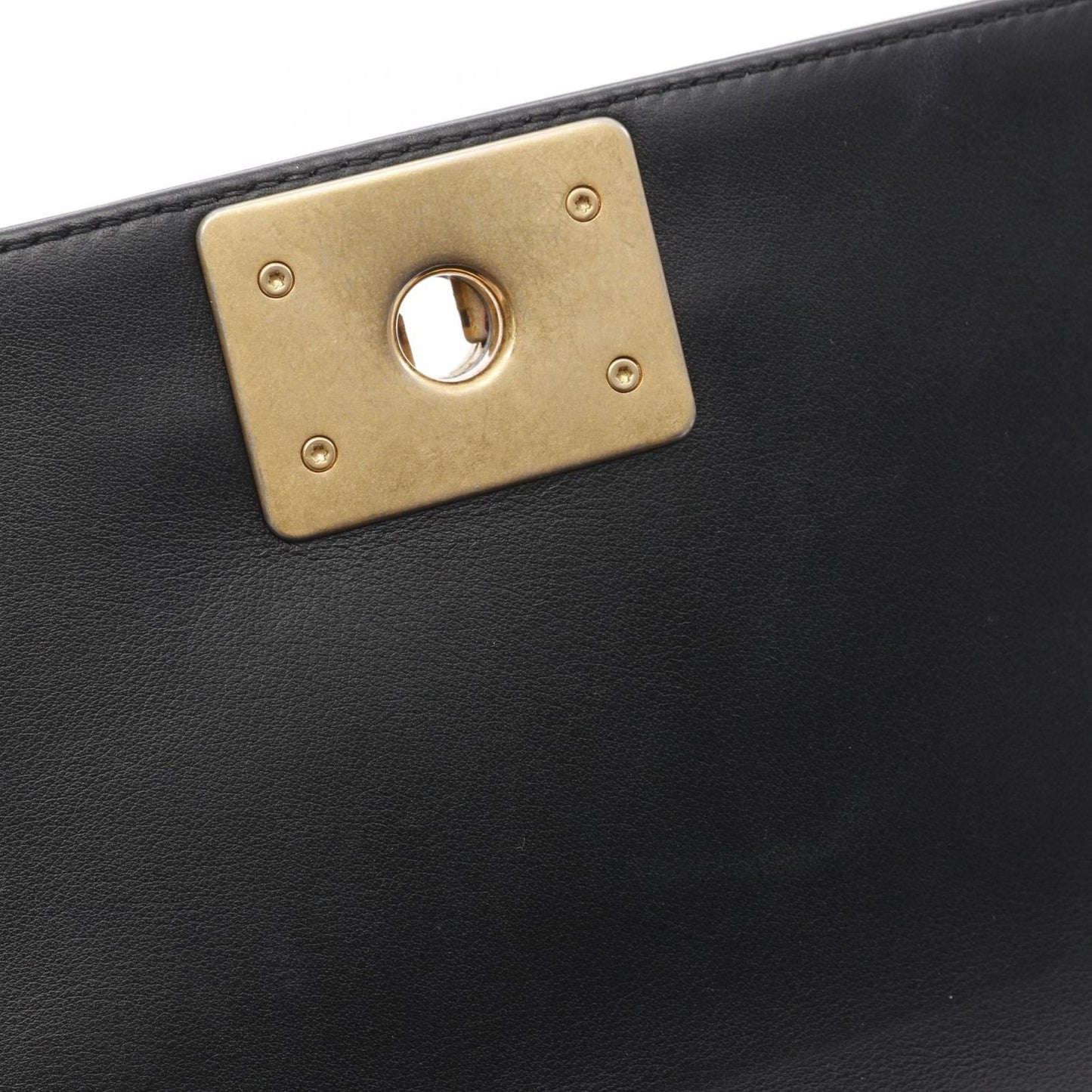 CHANEL Boy Chanel Small Shoulder Bag in Black Leather - A67085