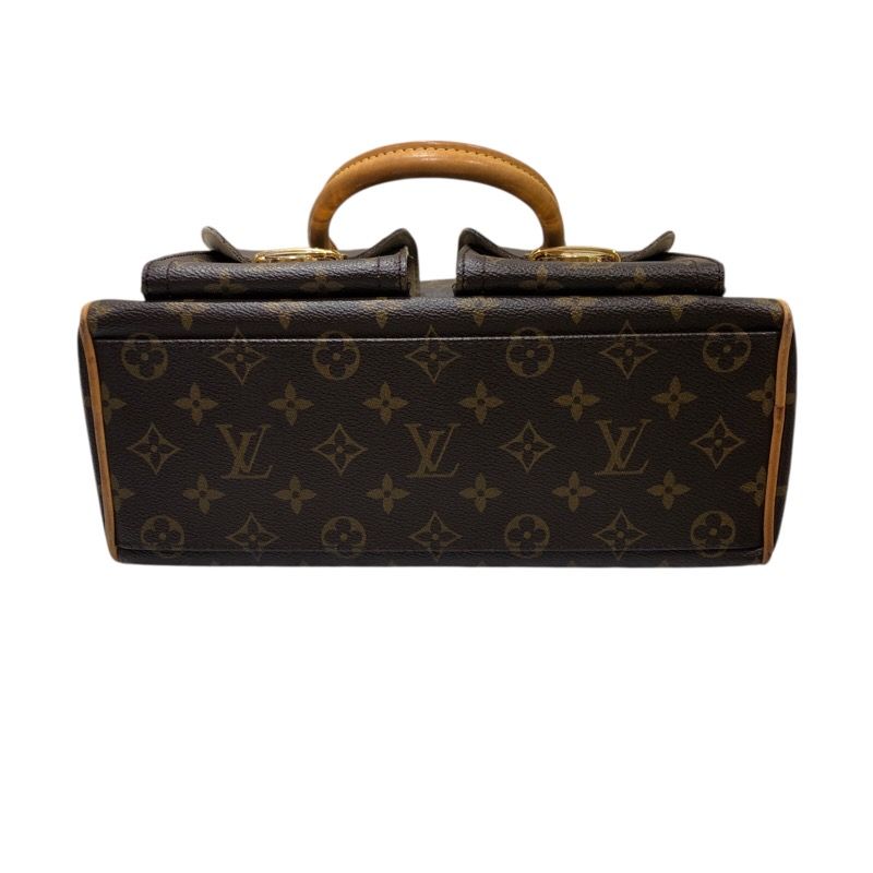 Louis Vuitton Manhattan PM Monogram Canvas Handbag - Brown