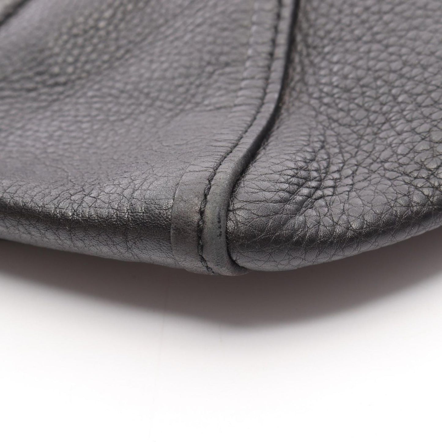 GUCCI Soho Seralius Interlocking G Tote Bag - Black Leather