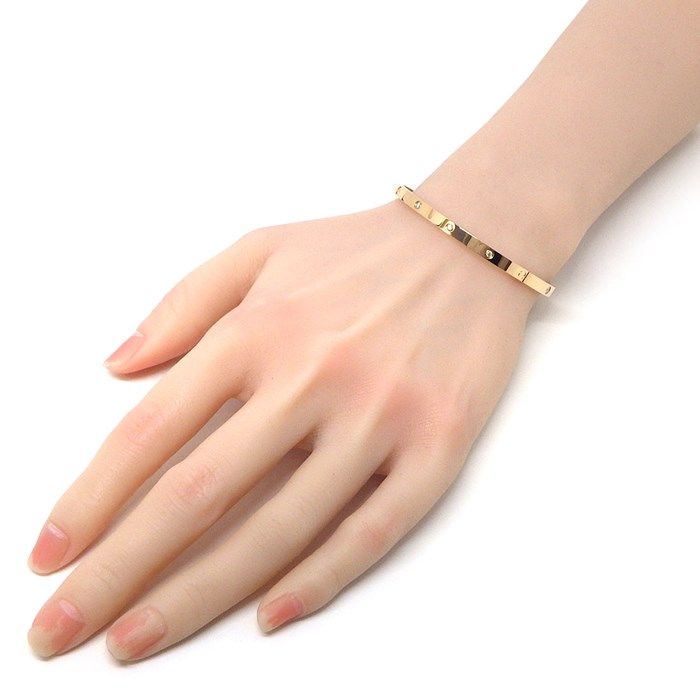 Cartier Love Bracelet SM with Diamonds in K18 Pink Gold