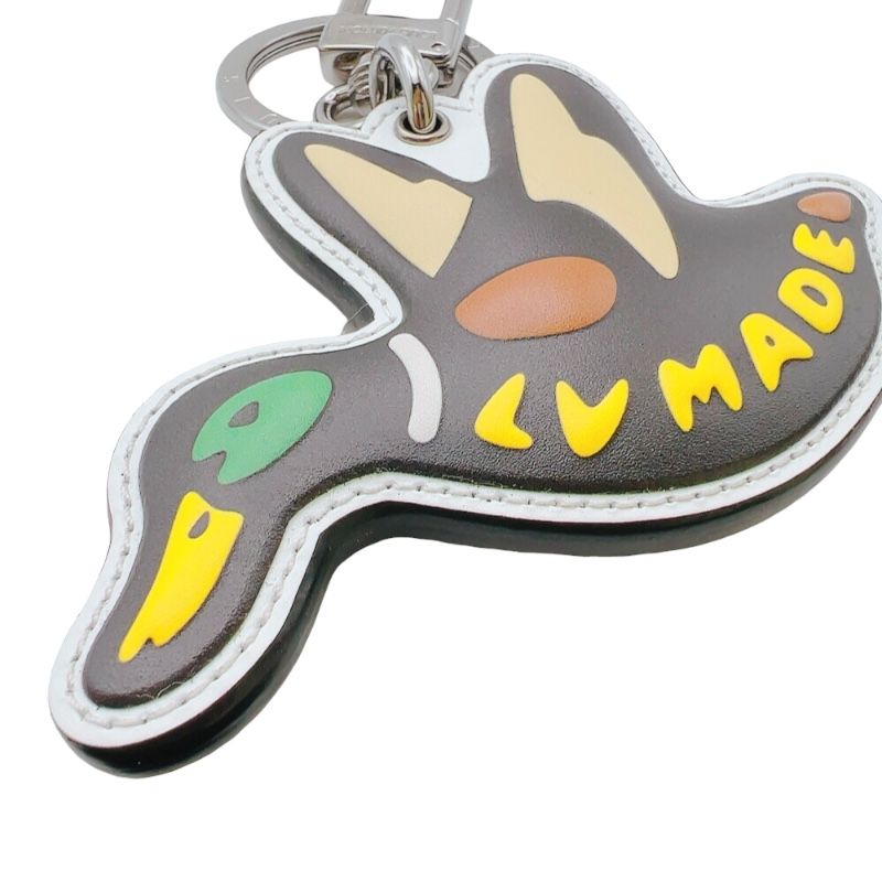 Louis Vuitton LV Made Duck Keychain - Multicolor with Silver Hardware
