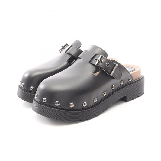 Dior Quake Clog Sandals in Black Leather - Size 38