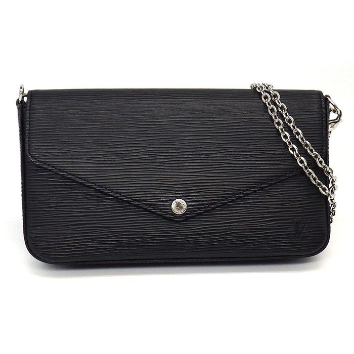 Louis Vuitton Pochette Felicie M81876 Black Epi Leather Shoulder Bag