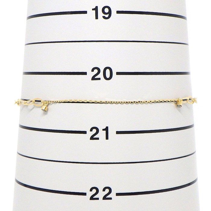 K18 Yellow Gold Curved Bar Arch Chain Bracelet - Timeless Elegance