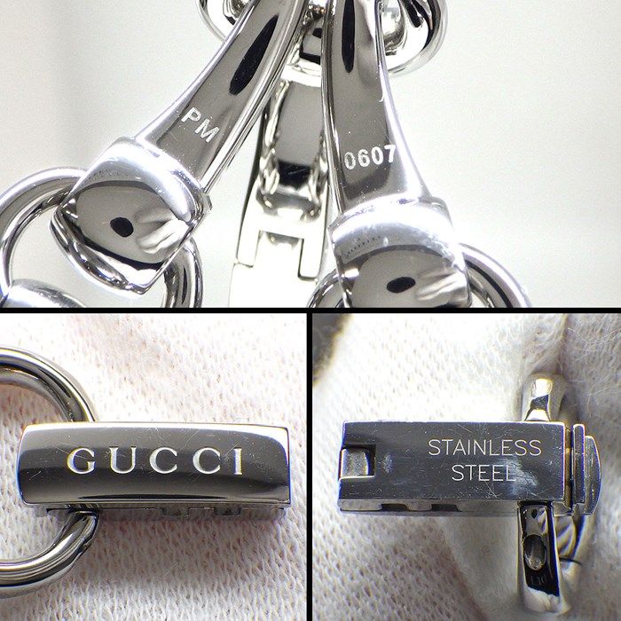 GUCCI Signoria 116.5 Square Blue Shell Dial Stainless Steel Watch