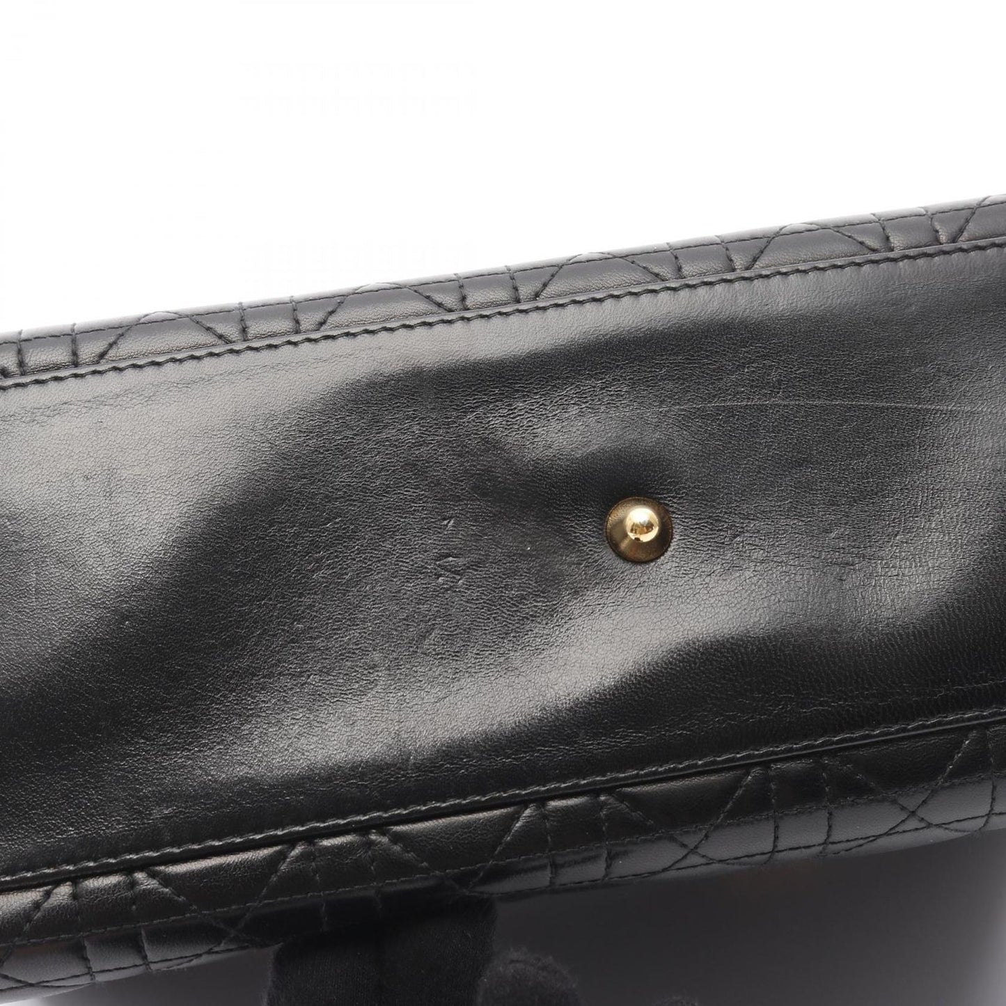 Dior Lady Dior Large Black Leather Handbag - Timeless Elegance