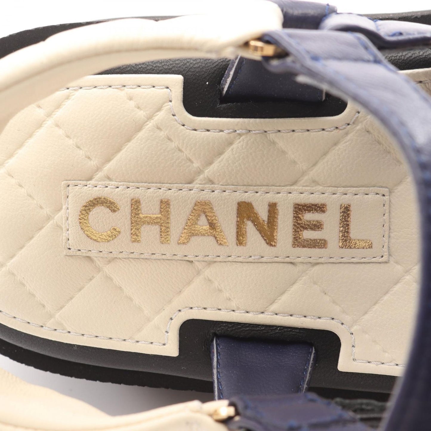 CHANEL Coco Mark Leather Sandals - Unworn Elegance in Black