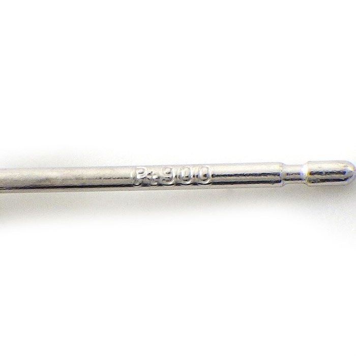 Elegant Wave Drop Diamond Earrings in Platinum - 0.11ct