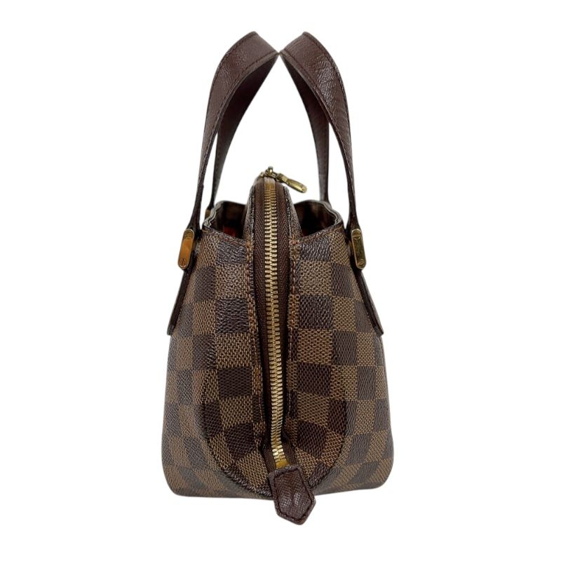 Louis Vuitton Belem PM Handbag - Brown Damier Canvas with Gold Hardware