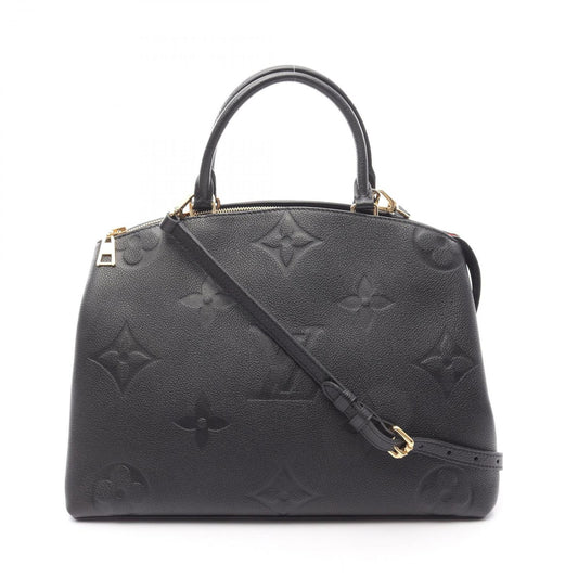 Louis Vuitton Grand Palais MM Handbag in Noir Leather - Timeless Elegance