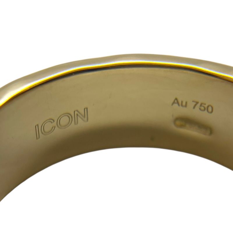 GUCCI Icon Ring with Multicolored Stones - Au750 Gold