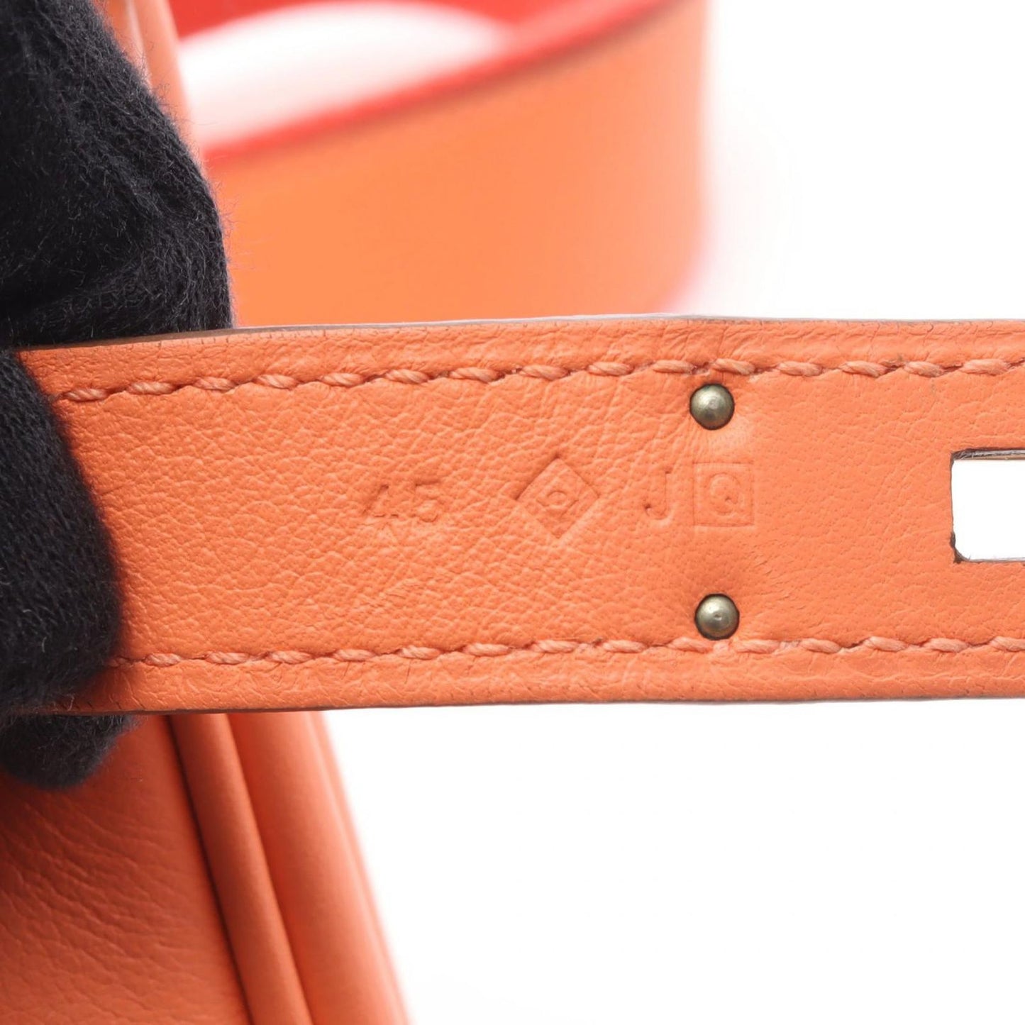 HERMES Berlin Mini Clebet Shoulder Bag - Exquisite Orange Elegance