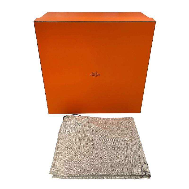 HERMES Puresangle U刻 Tote Bag in Chai & Cocoa with Silver Hardware