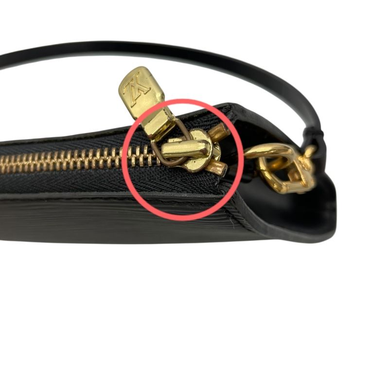 Louis Vuitton Pochette Accessoires M52942 Black Epi Leather Shoulder Bag