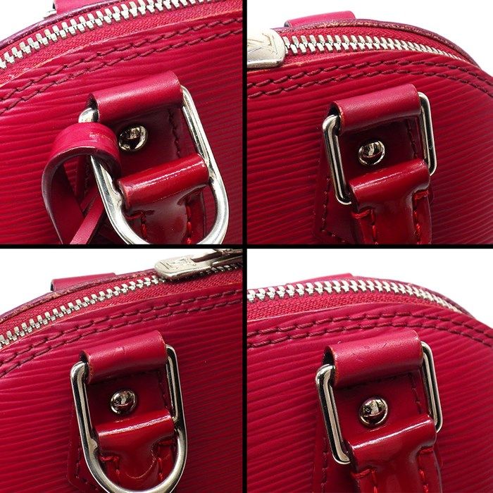 Louis Vuitton Alma BB Handbag in Fuchsia Epi Leather - Exquisite Craftsmanship