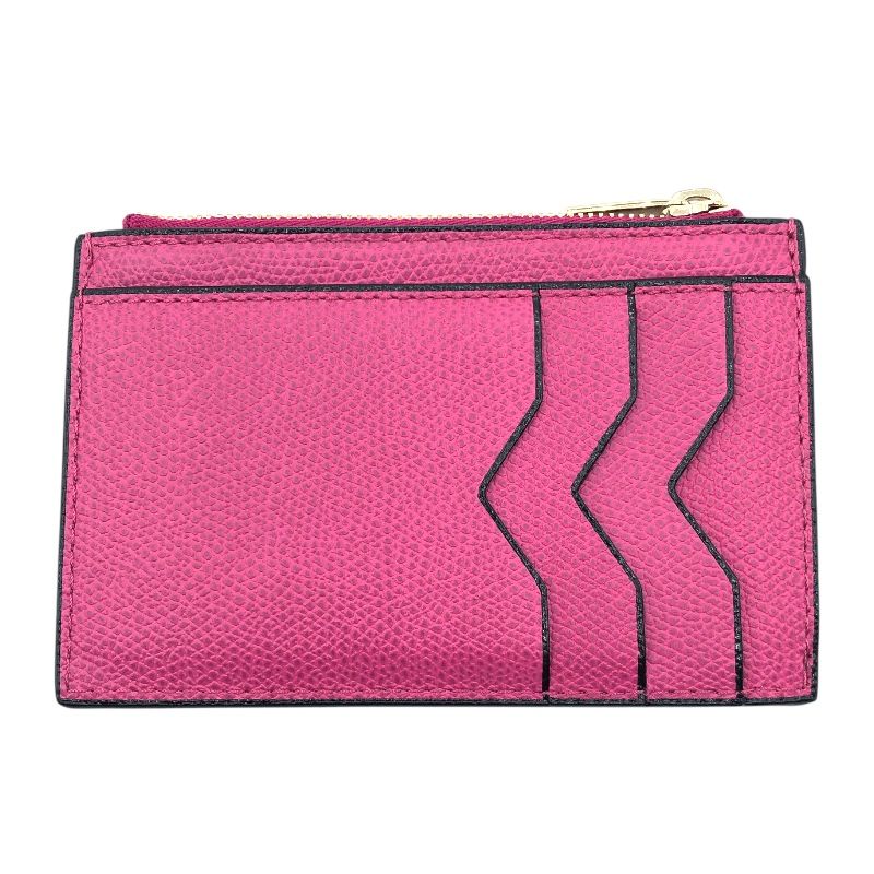 VALEXTRA Magenta Fragment Case with Gold Hardware - Exquisite Craftsmanship