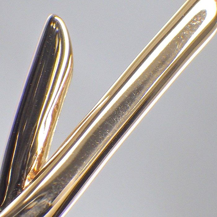 Tiffany & Co. Knot Necklace with 0.38ct Diamond in K18 Pink Gold