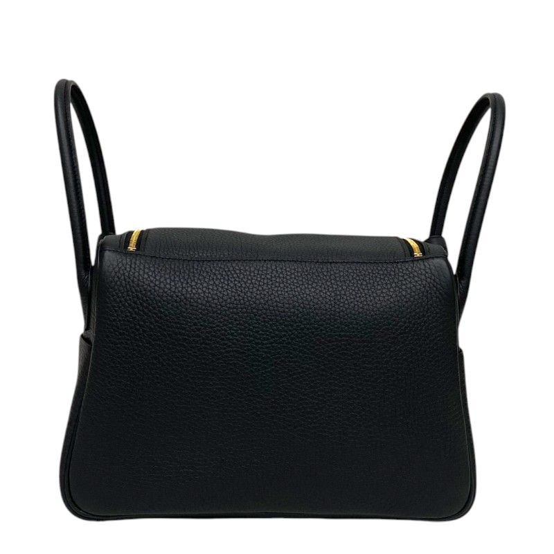 HERMES Lindy 26 Handbag - Black with Gold Hardware, 2025 Edition