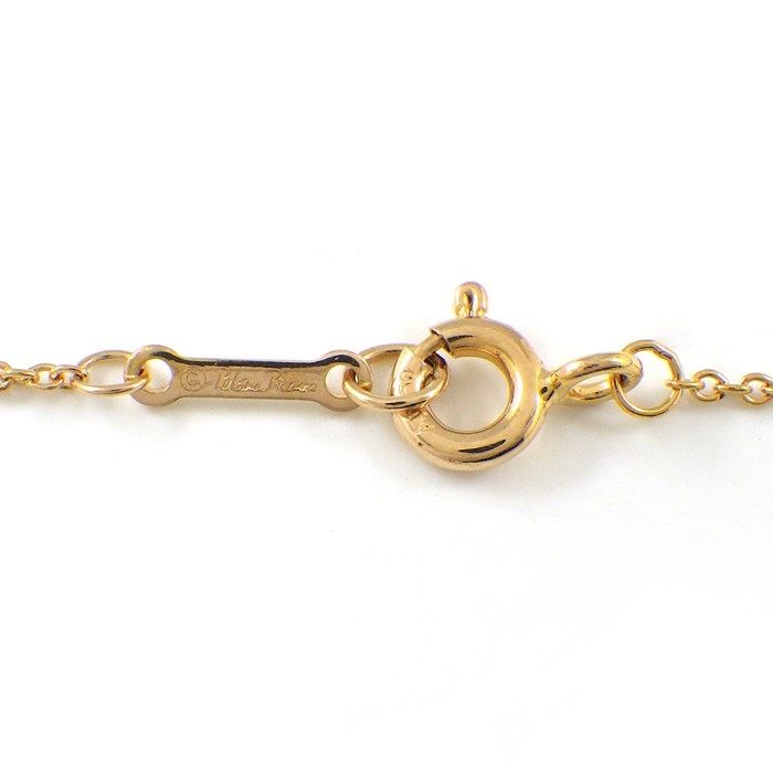 Tiffany & Co. Olive Leaf Necklace with Diamond in K18 Pink Gold