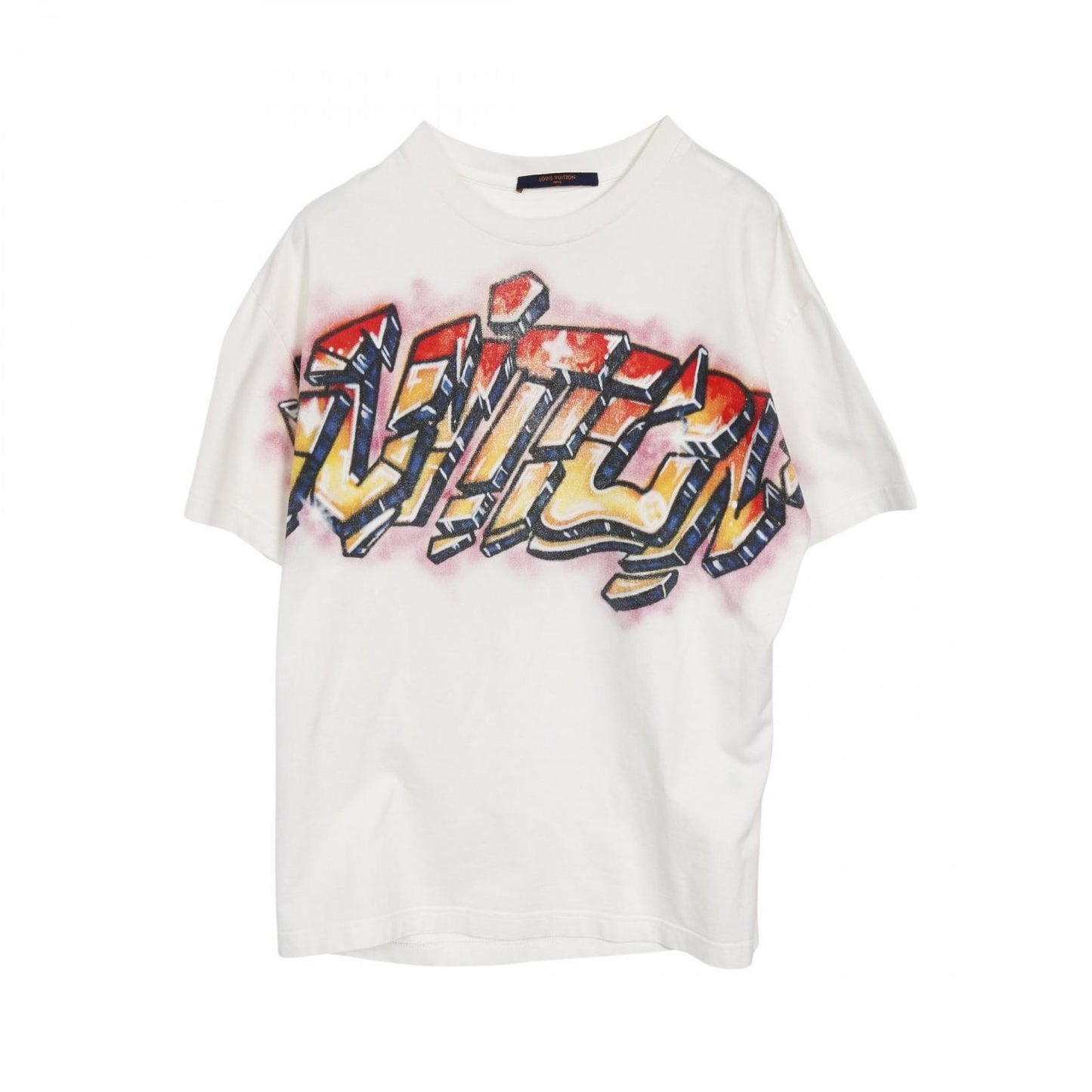 Louis Vuitton Graphic Logo Print Cotton T-Shirt - Size S