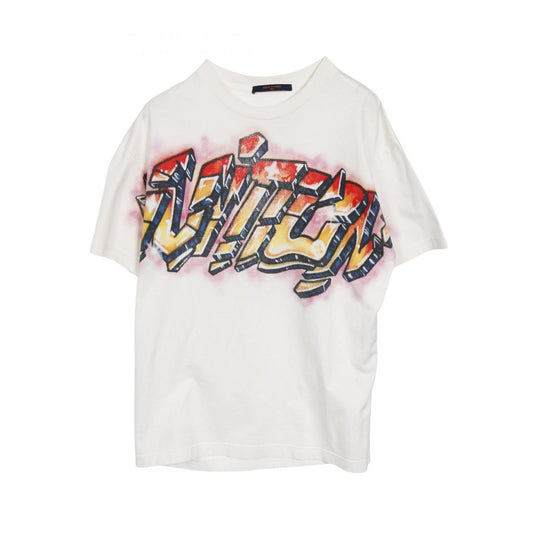 Louis Vuitton Graphic Logo Print Cotton T-Shirt - Size S