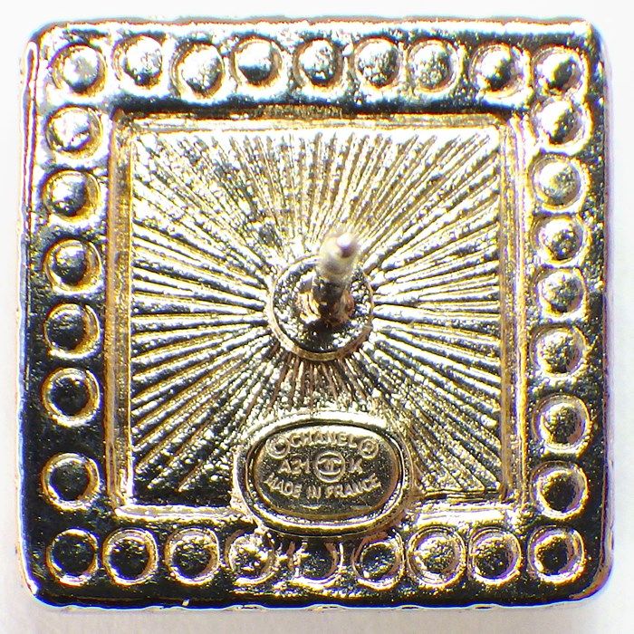 CHANEL Coco Mark Square Earrings - 2021 Fall/Winter Collection