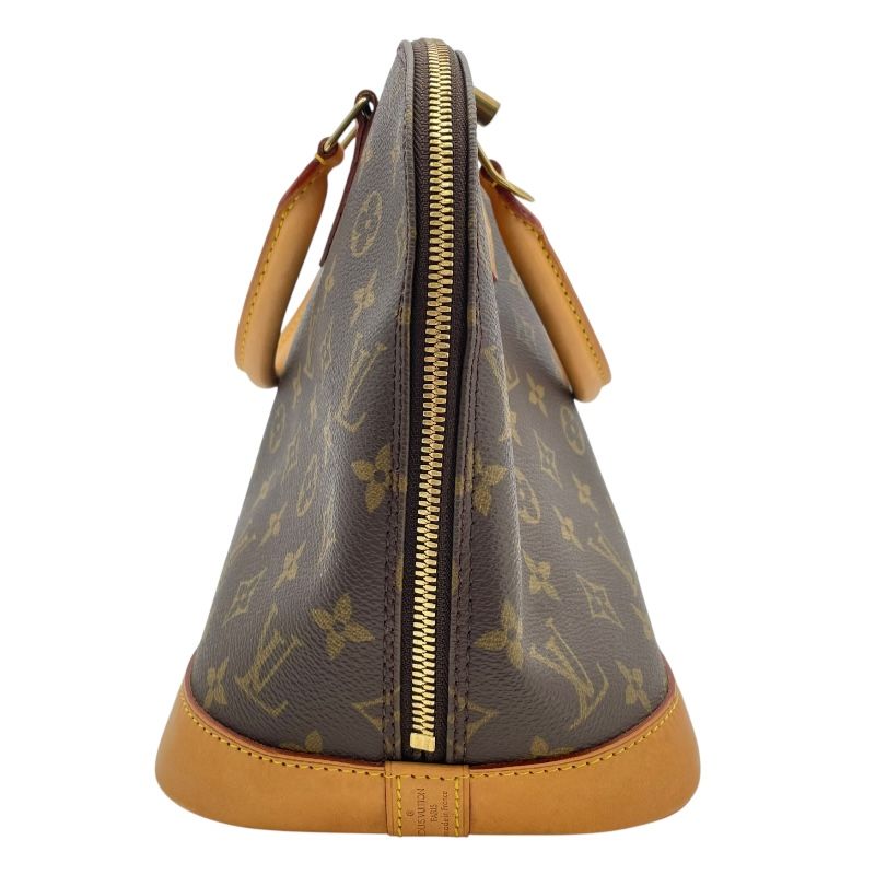 Louis Vuitton Alma M51130 Monogram Canvas Handbag - Brown