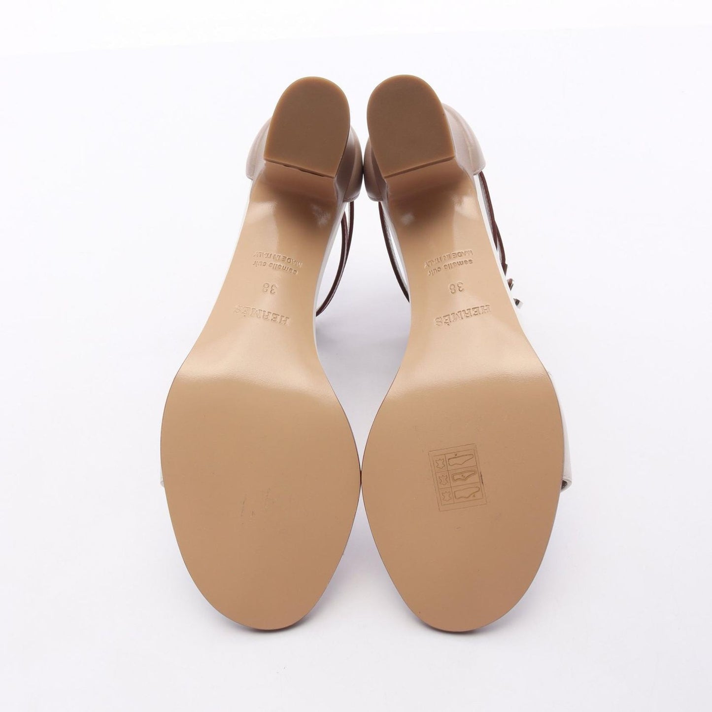 HERMES Manège Kelly Belt Sandals - Unused Luxury Footwear