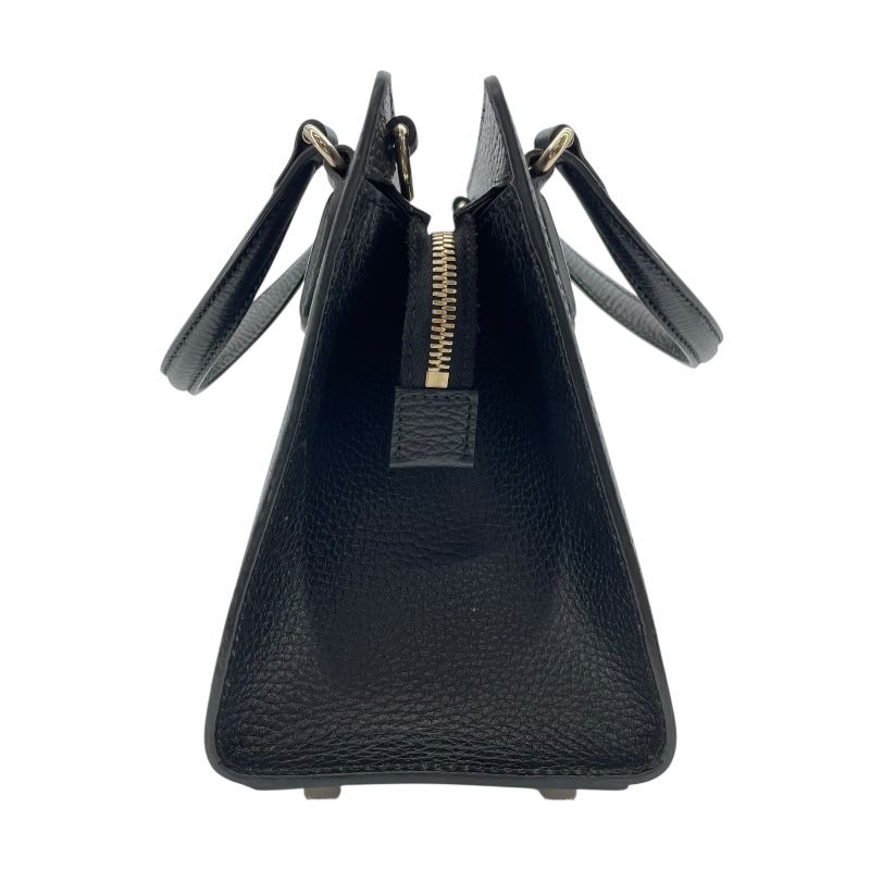 GUCCI Soho Interlocking G Band Bag - Black & Gold Hardware