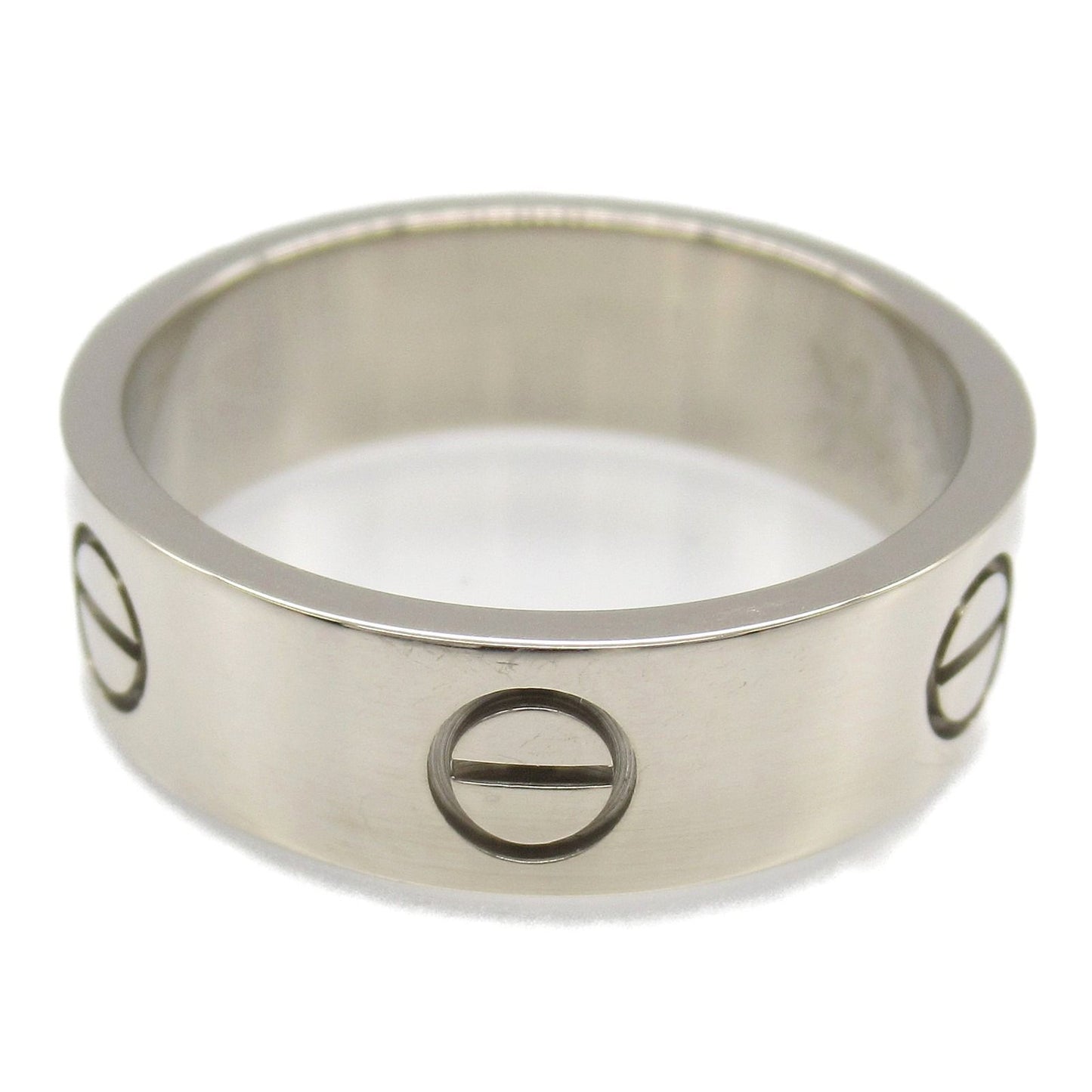 Cartier Love Ring in K18 White Gold - Timeless Elegance