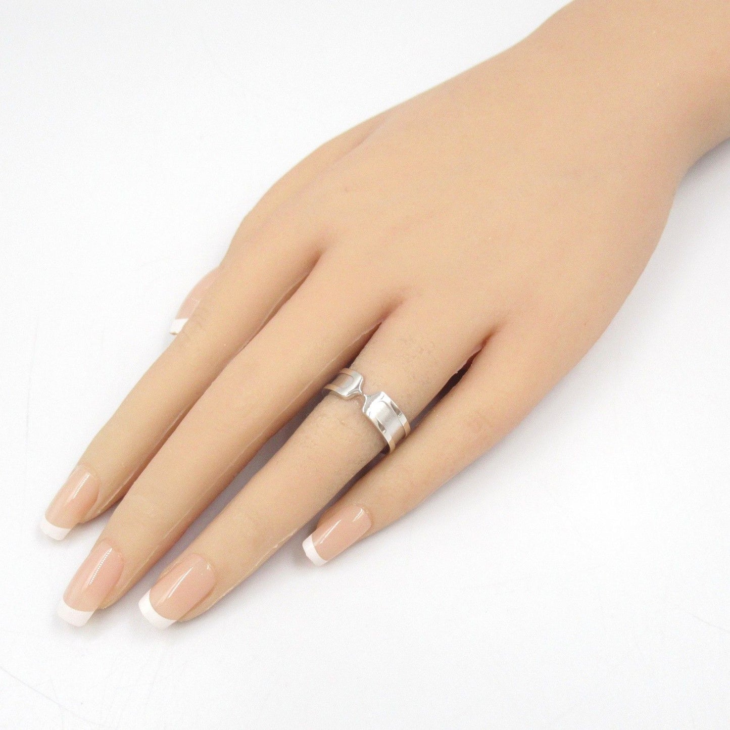 Cartier C2 Small Ring in 18K White Gold - Timeless Elegance