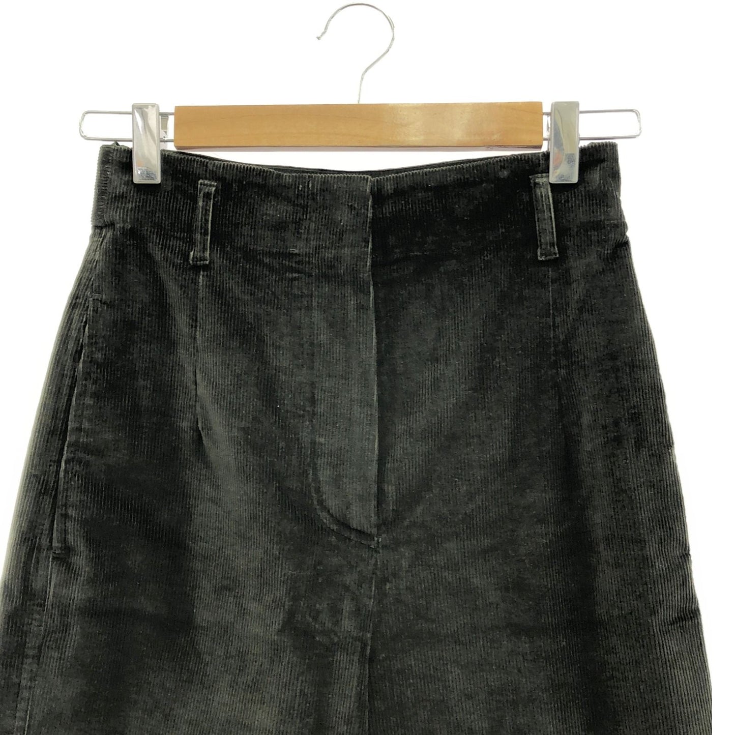 MAX MARA Dark Green Cotton Pants - Elegant S Size