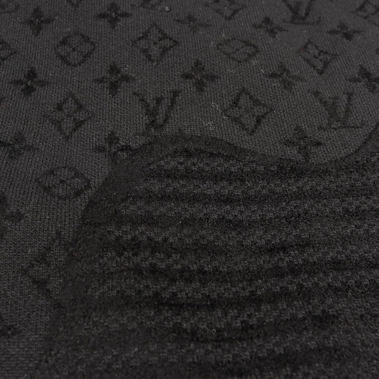 Louis Vuitton Monogram Graphic Jacquard Hoodie - Black Wool