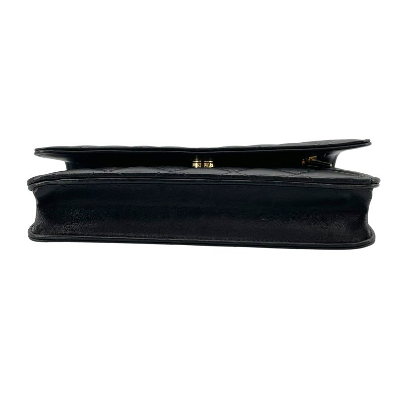 CHANEL Chain Wallet AP0250 - Black Lambskin with Gold Hardware